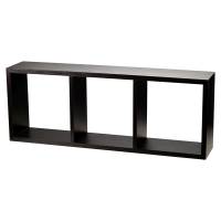 Scaffale Cubo - 3 ripiani MDF - 30 x 15 x 80 cm - wenge - King Collection - M1106052/A - 8023755046422 - DMwebShop