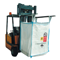 Saccone Big Bag a pannelli - per stoccaggio rifiuti omologato ONU e amianto - 1000 lt - Carvel BIG001LA