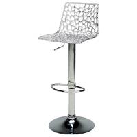Sgabello Spider Gas - 38,5 x 42 x 104 cm - policarbonato - trasparente - Grandsoleil - S2800TR - 8005465941297 - DMwebShop