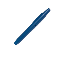 Pennarello detectabile retrattile - indelebile - punta tonda - blu - Linea Flesh 1652