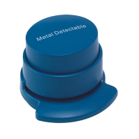 Pinzatrice detectabile - senza graffette - 5 x 6 cm - blu - No Brand - 1653 - DMwebShop