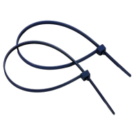Fascette detectabili - 37 x 0,48 cm - nylon - blu - conf. 100 pezzi - Linea Flesh - 1669 - DMwebShop