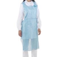 Grembiulino detectabile - in rotolo - taglia unica - PE - blu - conf. 100 pezzi - No Brand - 1660 - DMwebShop