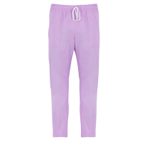 Pantalone Pitagora - unisex - 100% cotone - taglia L - lilla chiaro - Giblor's - Q3P00246-C07-L - 8011513105375 - DMwebShop