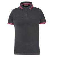 Polo donna WayLady - taglia L - grigio-fucsia - U-power - EY264GF-L - 8033546485651 - DMwebShop