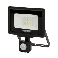 Proiettore LED PadLight5 - luce bianca naturale 4000 K - 20 W - nero - Velamp IS748-5-4000K