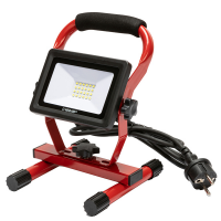 Proiettore da cantiere Light Pad - con staffa e cavo 1,5 mt - 20 W - rosso - Velamp IS750-3