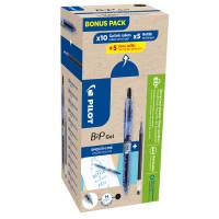 Roller gel B2P Ecoball - punta 0,7 mm - 10 refill B2P inclusi - nero - conf. 20 pezzi - Pilot - 000025 - 3131910556190 - DMwebShop
