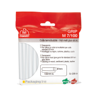 Colla termofusibile M7/100 - Ø 7 mm - lunghezza 10 cm - 200 gr - trasparente - Romeo Maestri - 1196750 - 8005231004942 - DMwebShop