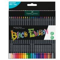 Matite colorate triangolare Black Edition - colori assortiti - conf.24 pezzi - Faber Castell - 116424 - 4005401164241 - DMwebShop
