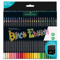 Matite colorate triangolare Black Edition - colori assortiti - conf. 50 pezzi - Faber Castell - 116450 - 4005401164500 - DMwebShop