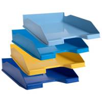 Set 4 vaschette portacorrispondenza Combo Midi Bee Blue - colori assortiti - Exacompta - 113202SETD - 9002495113204 - DMwebShop