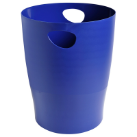 Cestino gettacarte Ecobin Bee Blue - 15 lt - blu navy - Exacompta - 45303D - 9002490453039 - DMwebShop