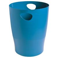 Cestino gettacarte Ecobin Bee Blue - 15 lt - turchese - Exacompta - 45384D - 9002490453848 - DMwebShop