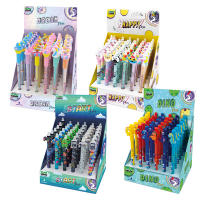Box penne cancellabili 4 expo da banco fantasie assortite - conf. 144 pezzi - Lebez - 81469OD - 8007509117552 - DMwebShop