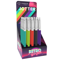 Penna sfera Jotter Original Retro' - colori assortiti - expo 20 pezzi - Parker - 2186316 - 113026981863162 - DMwebShop