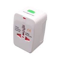 Adattatore da viaggio universale bianco Melchioni - 28273