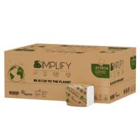Carta igienica interfogliata Simplify goffratura wave 15 gr - 28266