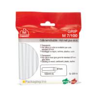 Colla termofusibile M7,100 diametro 7 mm lunghezza 10 cm 200 gr trasparente Romeo Maestri 1196750 - 28261