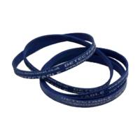 Elastici detectabili 7 x 0,6 x 0,1 cm blu - 28185