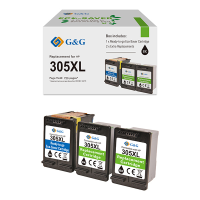 Cartuccia ink Rigenerata - per HP - DeskJet 2710-2120-2721 - nero - 400 pagine - GeG - NH-R00305XLBK - DMwebShop