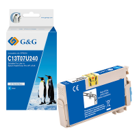 Cartuccia ink - compatibile - per Epson - WorkForce Pro WF-4745 - ciano - GeG - NP-R2-0407XLC - 6941580852389 - DMwebShop