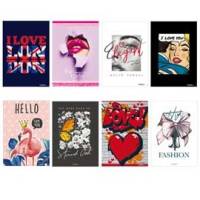 Maxiquaderno Teen Girl 2023 A4,1 rigo con margine 21 fogli 80 gr - 28898