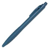 Penna detectabile retrattile a lunga durata leggermente ruvida 14 cm PP blu - 28171