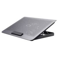 Supporto raffreddante per laptop Exto grigio - 28745