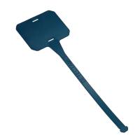 Targhetta detectabile riutilizzabile 21 cm blu - 28191