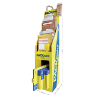 Espositore PACKpoint - con buste per la spedizione - 40 x 40 x 175 cm - Blasetti - 0837 - DMwebShop