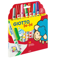 Pennarelli Bebe' - colori assortiti - Giotto - conf. 12 pezzi - Giotto - F478200 - 8000825048128 - DMwebShop