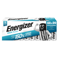 Pile alcaline AA Max Plus E91 - DP20 60/120 - 1,5 V - blister 20 pezzi - Energizer - E301323500 - 7638900423372 - DMwebShop