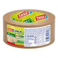 Nastro adesivo Tesapack Eco - paper ultra strong ecoLogo - 25 mt x 5 cm - avana - conf. 6 pezzi - Tesa - 56000-00000-00 - 4063565170867 - DMwebShop