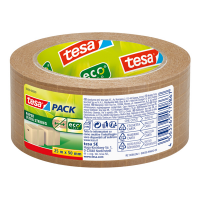 Nastro adesivopack Tesapack Eco - paper ultra strong ecoLogo - 50 mm x 25 mt - avana - Tesa - 56000-00000-00 - 4063565170867 - DMwebShop
