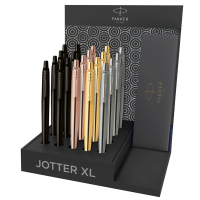 Penna a sfera Jotter XL Monochrome - colori assortiti - expo 20 pezzi - Parker - 2128857 - DMwebShop