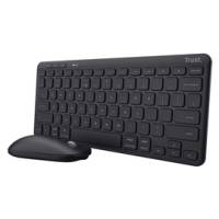 Tastiera e mouse Lyra - con ricevitore - wireless - Trust - 24844 - 8713439248449 - DMwebShop