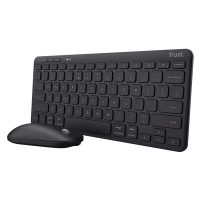 Tastiera e mouse Lyra - con ricevitore - wireless - Trust - 24844 - 8713439248449 - DMwebShop