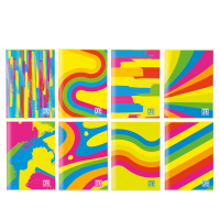 Maxiquaderno One Color Fantafluo - spiralato - A4 - 1 rigo - 60 fogli - 80 gr - conf. 5 pezzi - Blasetti - 8129 - 8007758181298 - DMwebShop