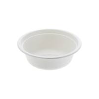 Ciotola monouso Bio - rotonda - Ø 13,5 cm - 350 ml - cellulosa - bianco - conf. 50 pezzi - Leone - Q2063 - 8024112011657 - DMwebShop