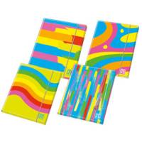 Cartellina Fantafluo One Color 3 lembi con elastico diametro 1,2 cm 26 x 35 cm Blasetti 8127 - 29111