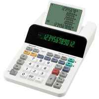 Calcolatrice scrivente EL 1501 - 12 cifre - display a 12 cifre - LCD a 5 righe - Sharp EL1501