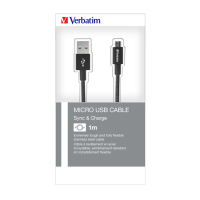 Cavo Micro B Usb Cable Sync Charge 100 cm - Nero - Verbatim - 48863 - 23942488637 - DMwebShop