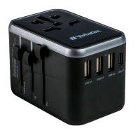 Adattatore da viaggio UTA-04 PD61W - QC - 3xUSB - 2xType-C - Verbatim - 49546 - 23942495468 - DMwebShop