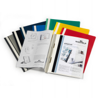 Cartellina ad aghi Duraplus - copertina personalizzabile - 21 x 29,7 cm - bianco - Durable - 2579-02 - 4005546267913 - DMwebShop