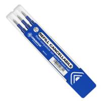 Refill per penne gel cancellabili - punta 0,7 mm - blu - conf. 3 pezzi - Osama - OW 10136 B - 8007404227691 - DMwebShop
