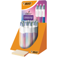 Penna 4 Colours Gradient - colori assortiti - expo 30 pezzi - Bic