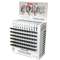 Pointliner - gradazioni assortite - expo 66 pezzi - Pentel - 0022376 - 8006935223769 - DMwebShop
