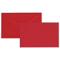 Biglietto natale neutro - con busta - 9 x 14 cm - rosso - conf. 100 pezzi - Rex Sadoch - 2100ROSSO - 8004999421008 - DMwebShop