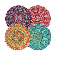 Piatto Mandala - Ø 20 cm - carta - conf. 8 pezzi - Big Party - 75759 - 8020834757590 - DMwebShop